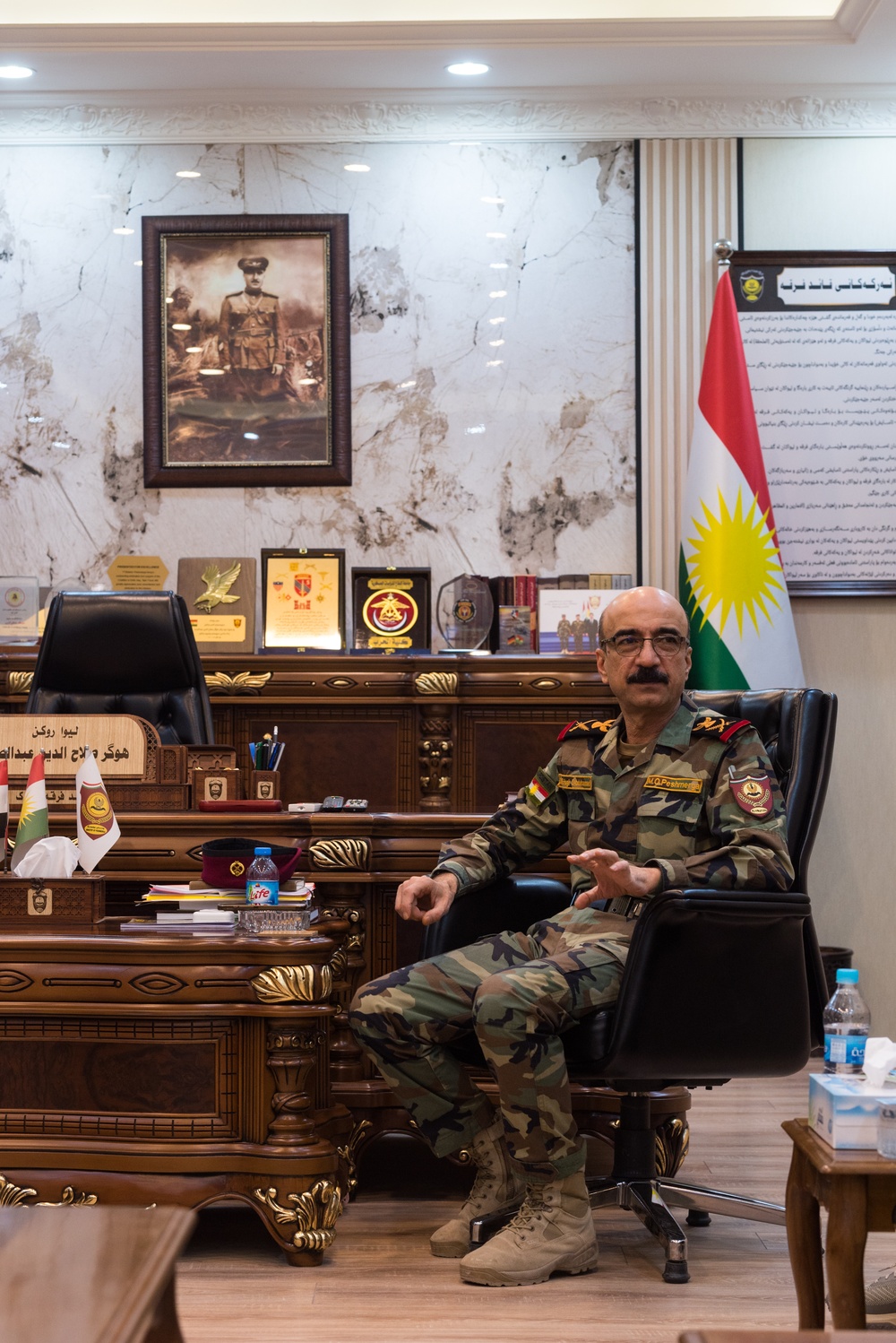 Peshmerga 1st Division Conduct Command Post Exercise