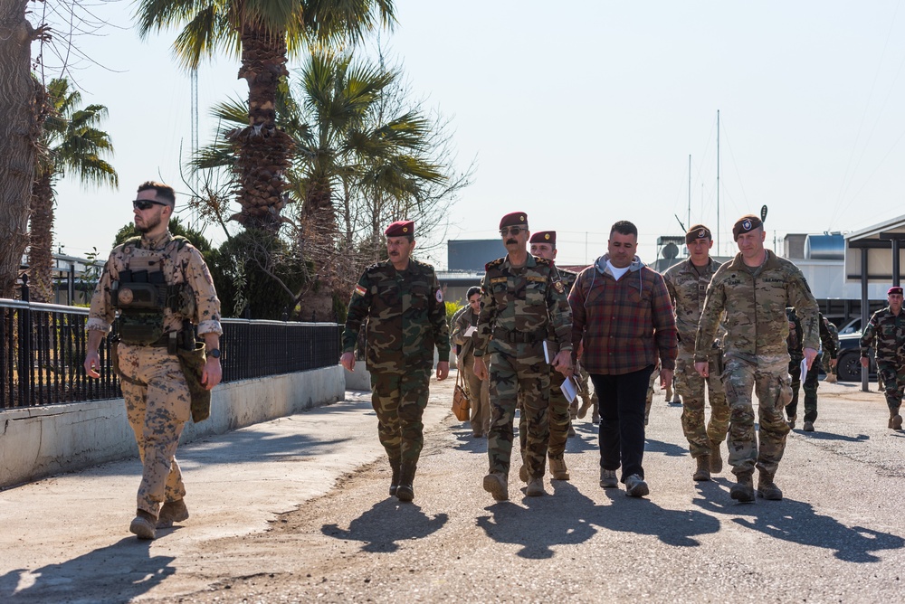 Peshmerga 1st Division Conduct Command Post Exercise