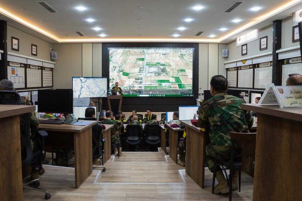 Peshmerga 1st Division Conduct Command Post Exercise