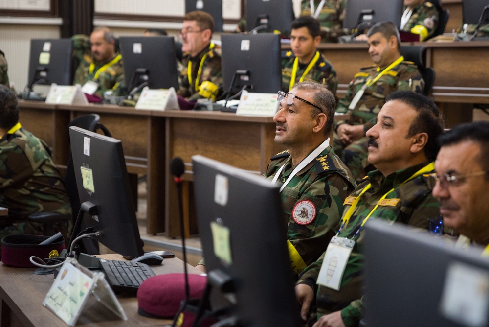 Peshmerga 1st Division Conduct Command Post Exercise