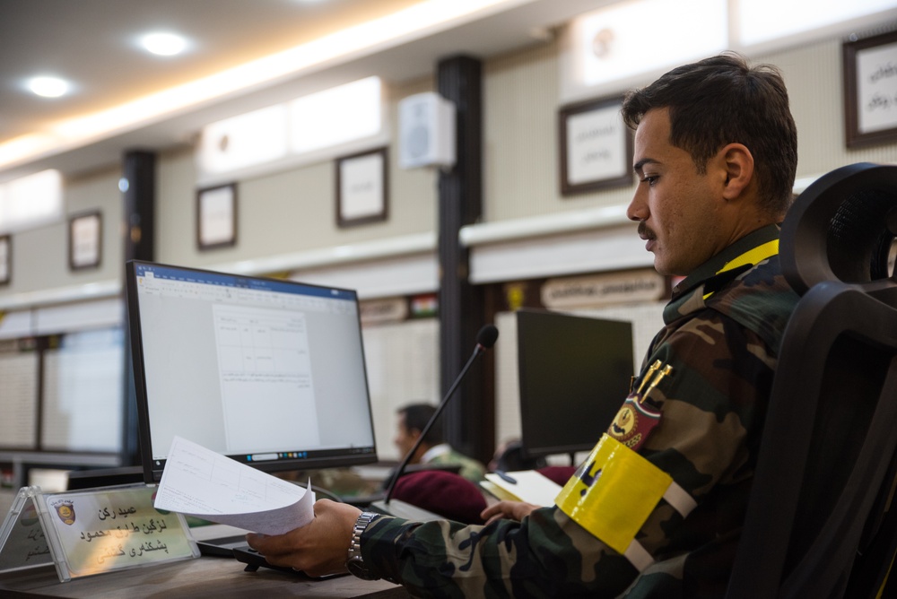 Peshmerga 1st Division Conduct Command Post Exercise