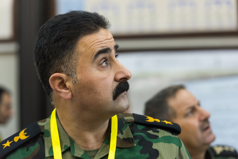 Peshmerga 1st Division Conduct Command Post Exercise
