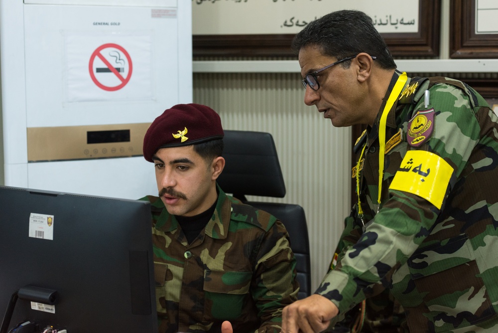 Peshmerga 1st Division Conduct Command Post Exercise