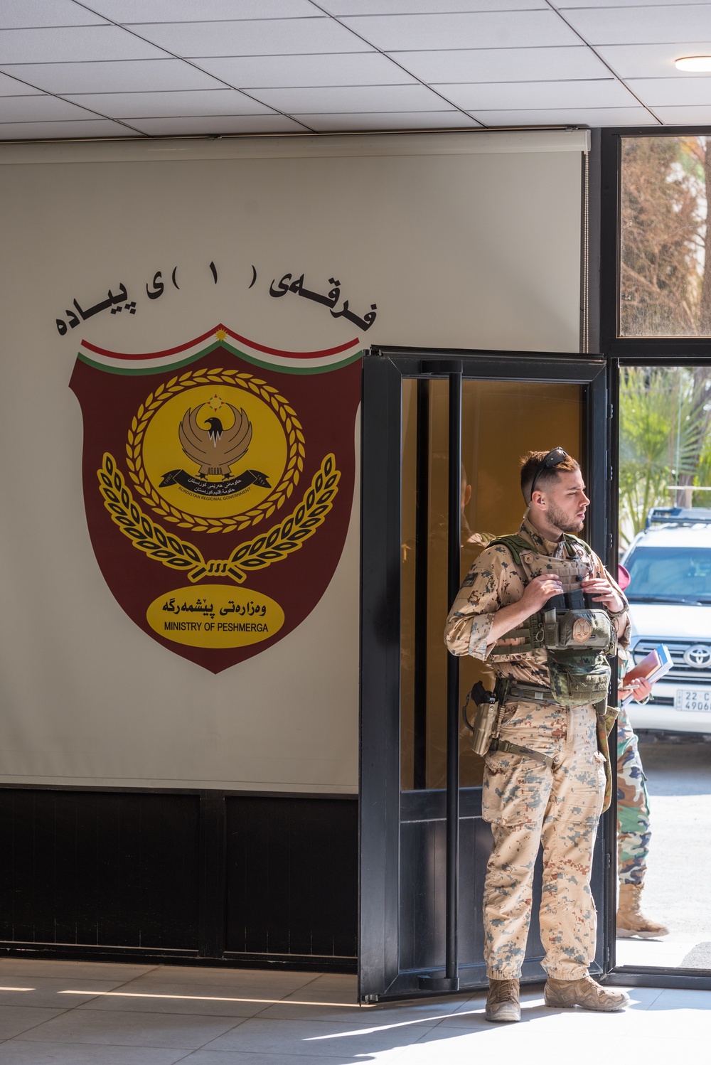 Peshmerga 1st Division Conduct Command Post Exercise