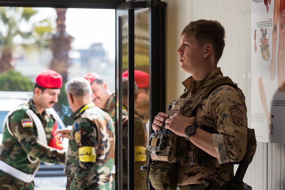Peshmerga 1st Division Conduct Command Post Exercise