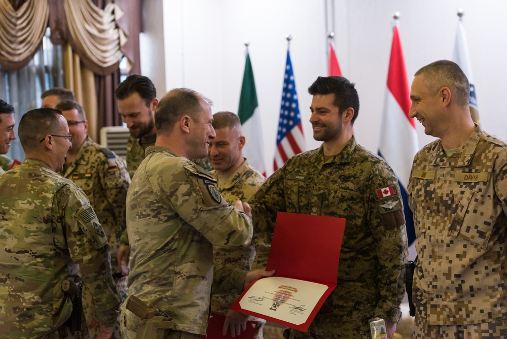 Coalition Members Awarded for Marksmanship