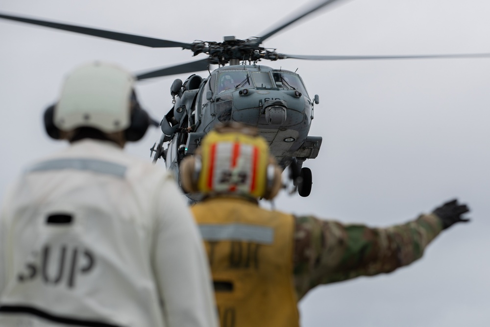 George Washington Conducts Flight Operations