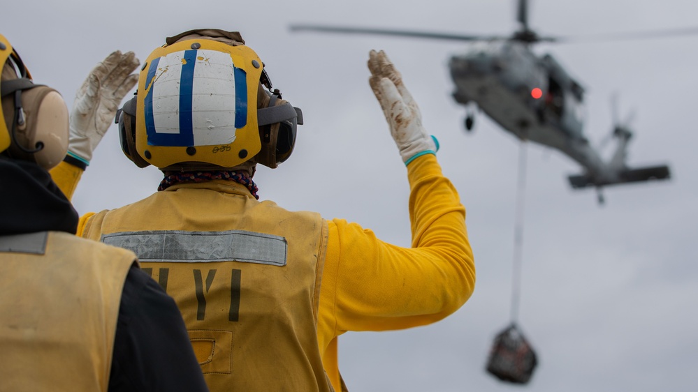 George Washington Conducts Flight Operations