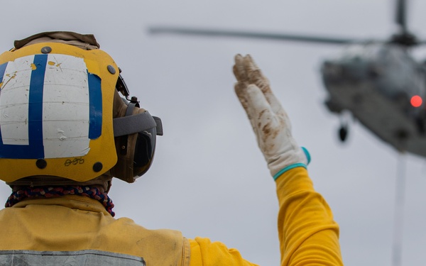 George Washington Conducts Flight Operations