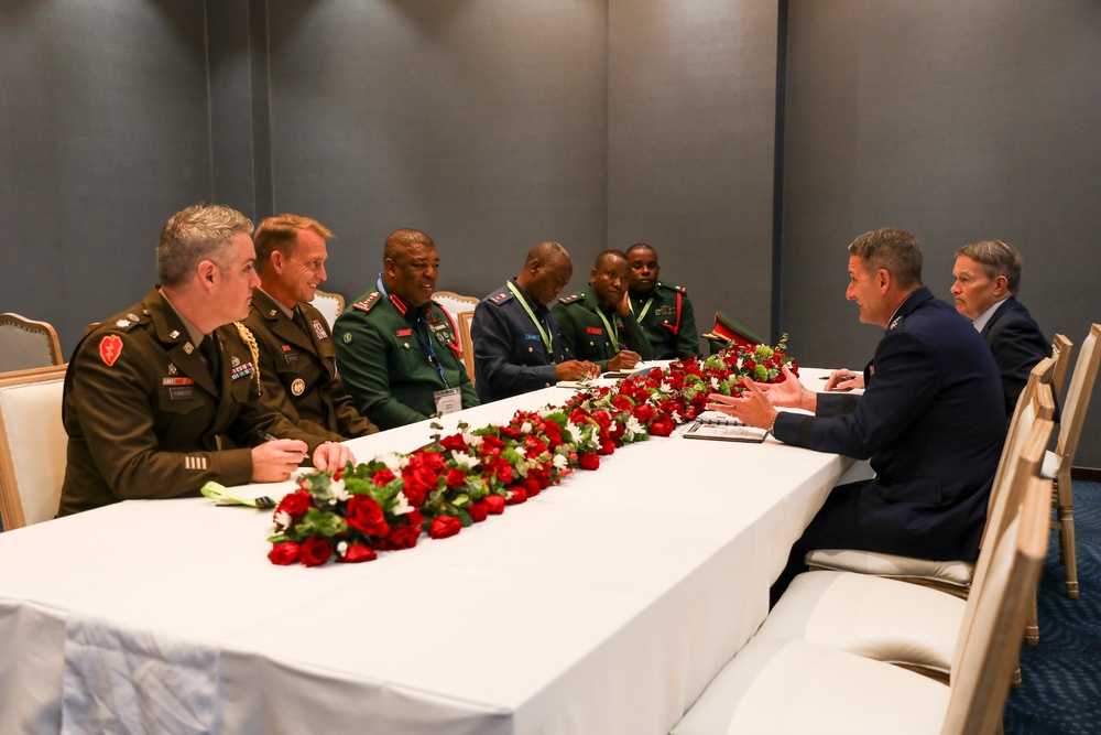 Nordhaus meets with Tanzania military leader at 2025 African Chiefs of Defense Conference