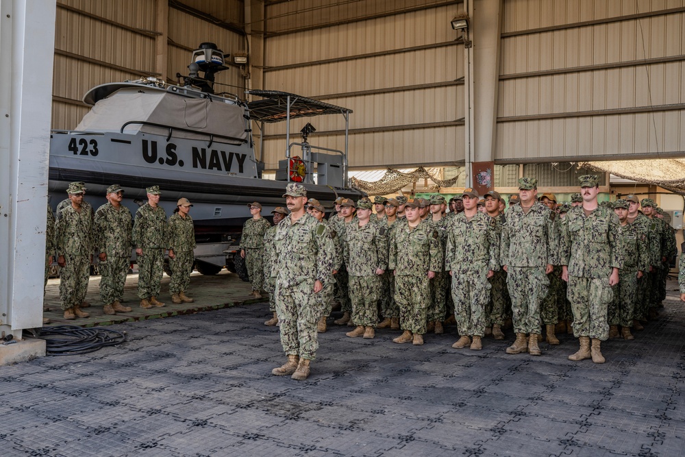 MSRON Change of Charge at Camp Lemonnier