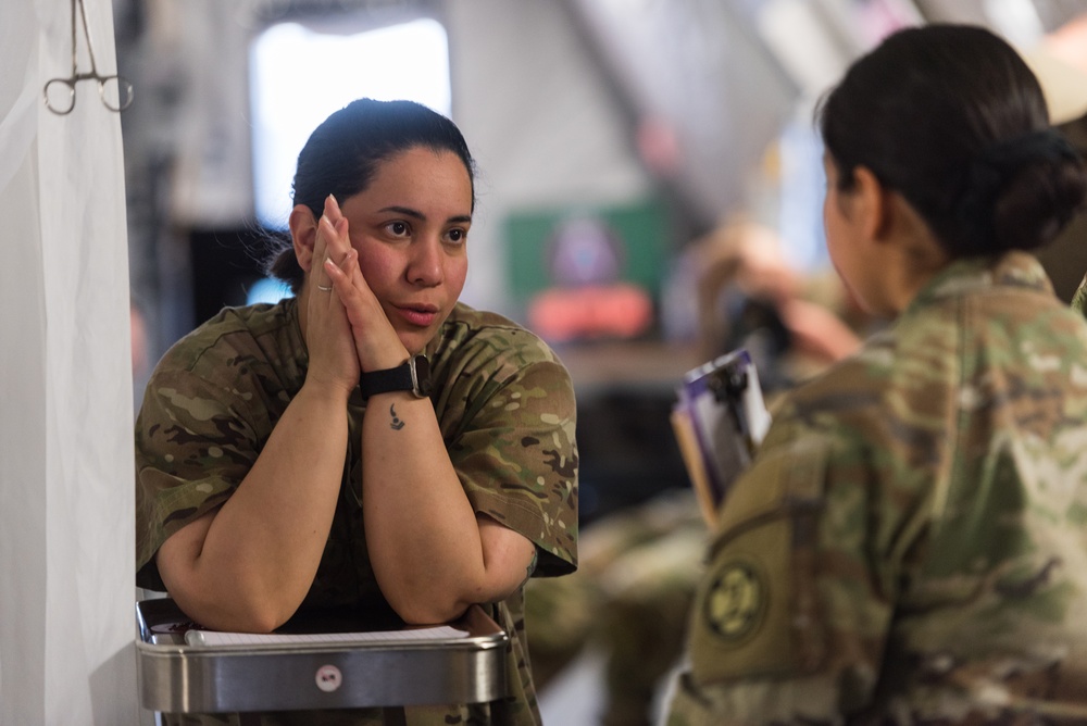 Coalition Members Conduct Trauma Lane Exercises
