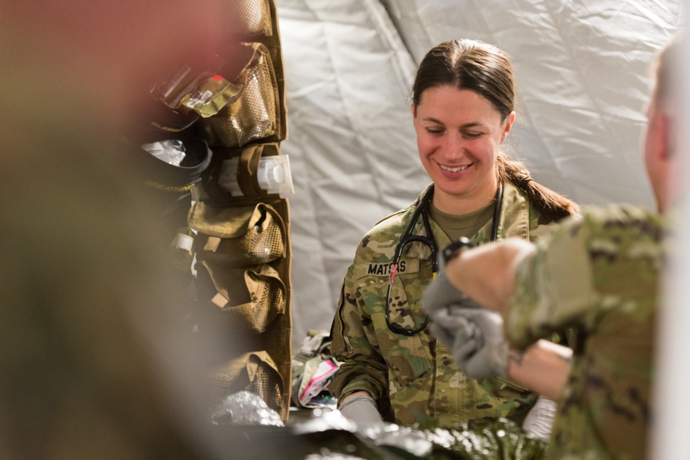 Coalition Members Conduct Trauma Lane Exercises