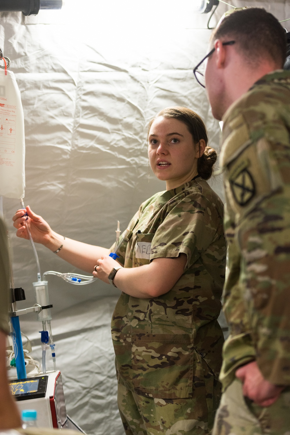 Coalition Members Conduct Trauma Lane Exercises