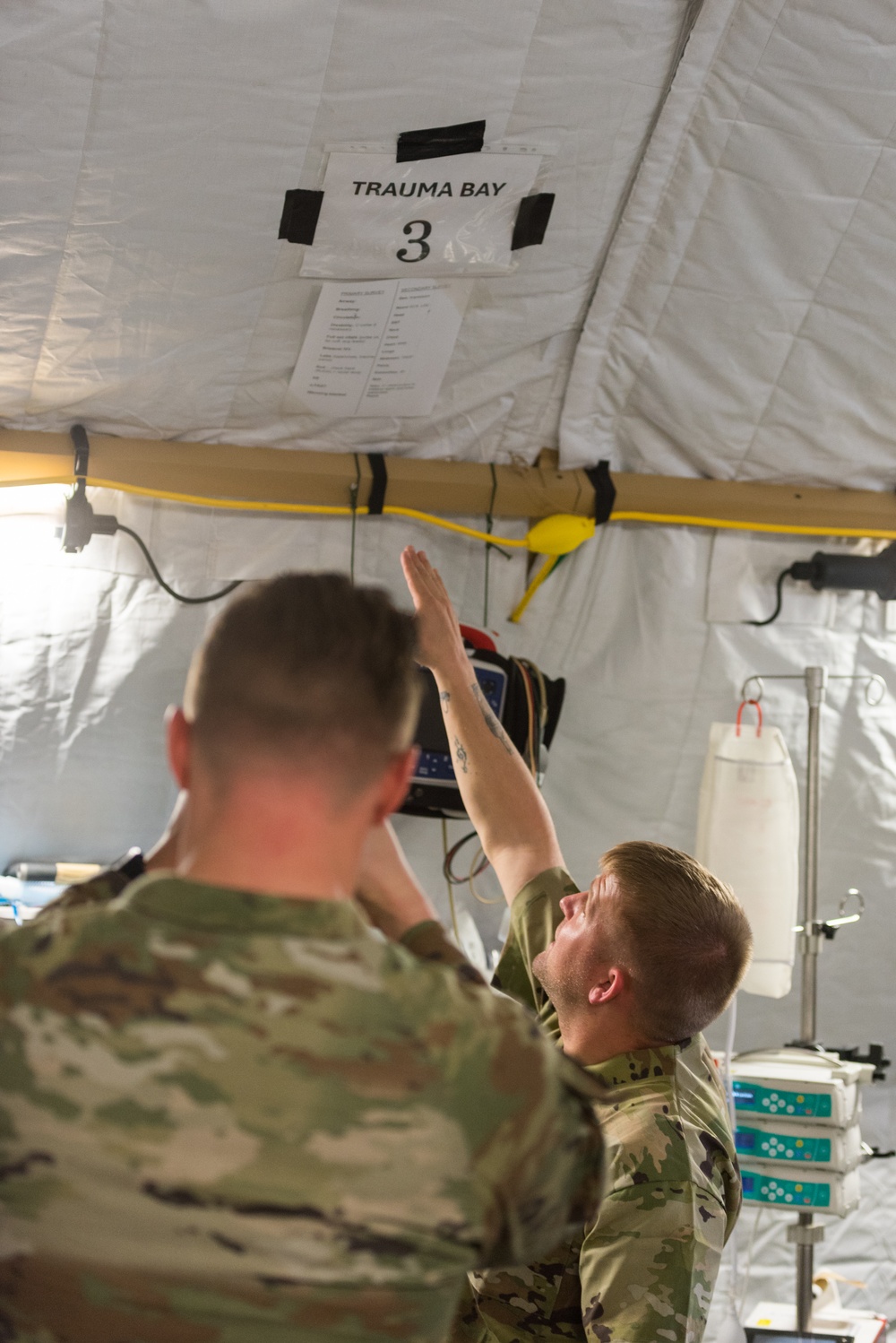 Coalition Members Conduct Trauma Lane Exercises