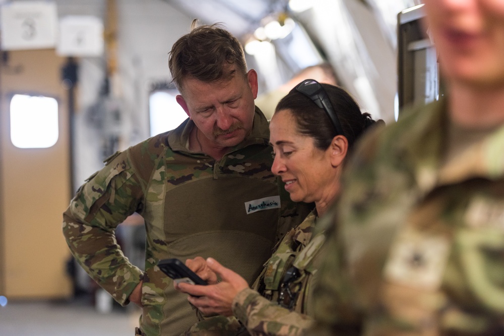 Coalition Members Conduct Trauma Lane Exercises