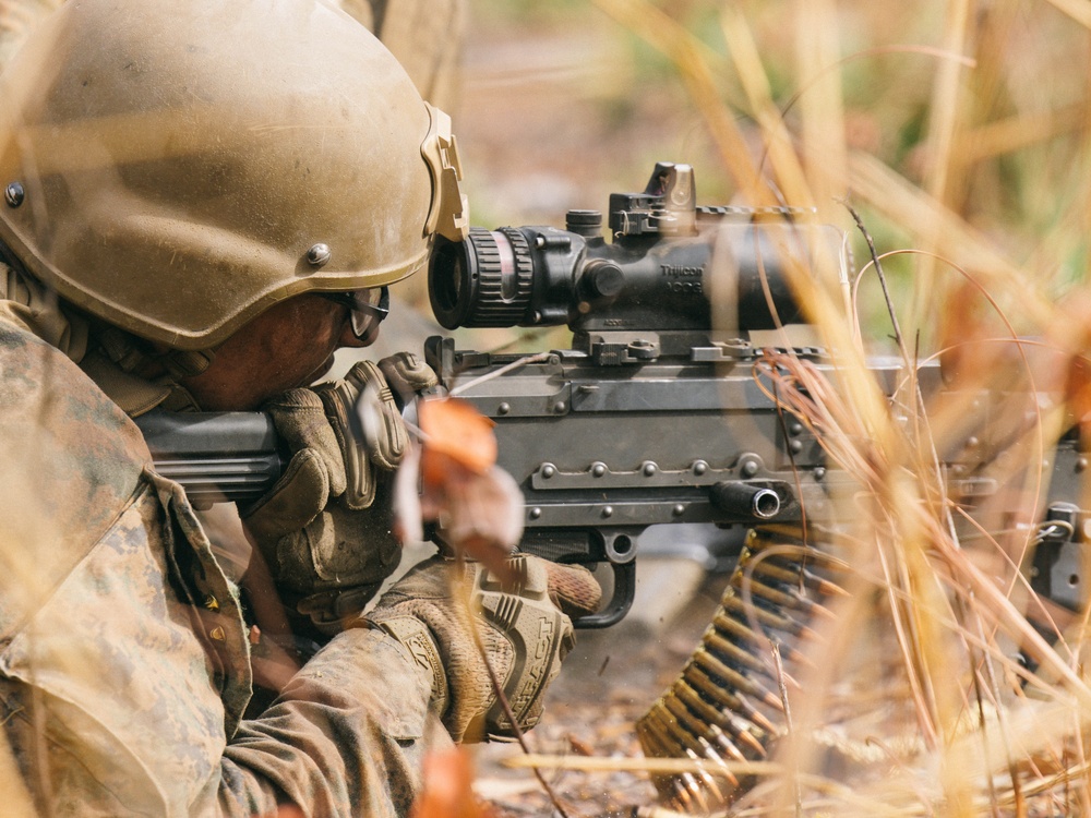 MRF-D 25.3: 2nd Bn., 1st Marines conducts live-fire squad attack range during Predator’s Walk