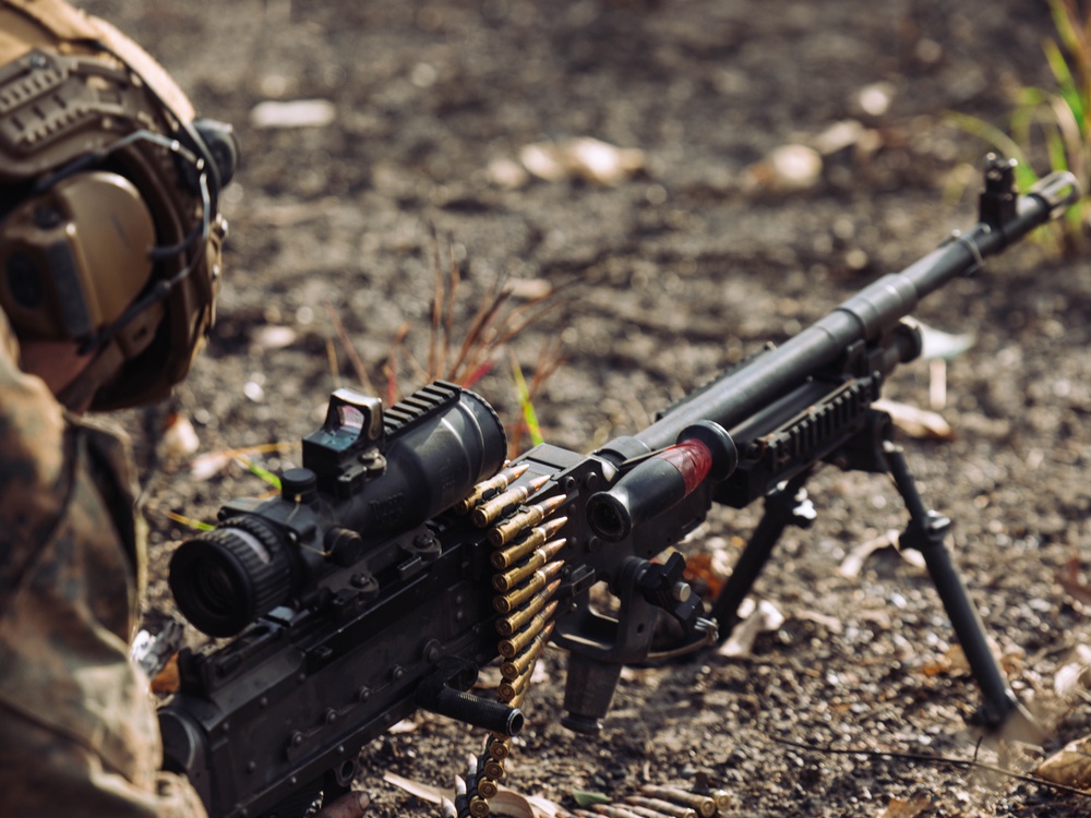 MRF-D 25.3: 2nd Bn., 1st Marines conducts live-fire squad attack range during Predator’s Walk