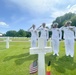 Coast Guard honors fallen WWII Coast Guardsman at Ardennes American Cemetery in Neupré, Belgium