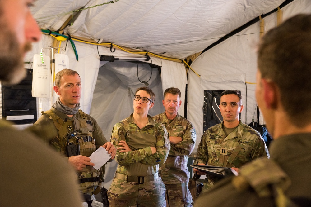 Coalition Members Conduct Trauma Lane Exercises