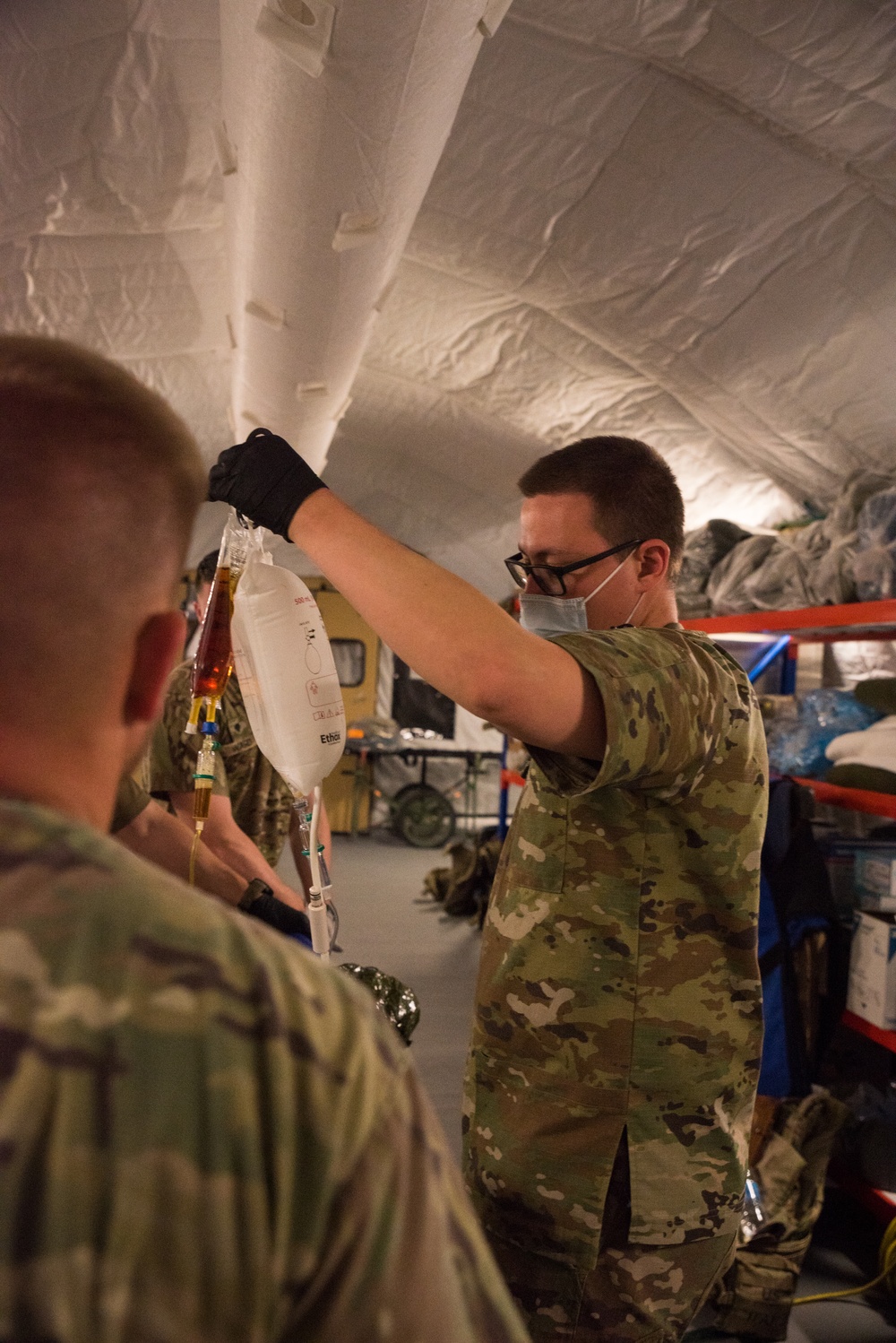 Coalition Members Conduct Trauma Lane Exercises