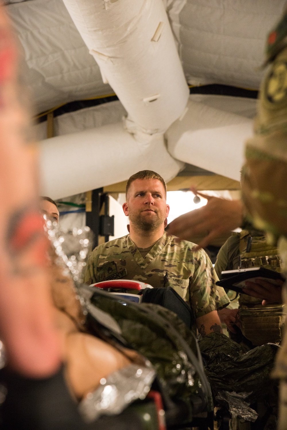 Coalition Members Conduct Trauma Lane Exercises
