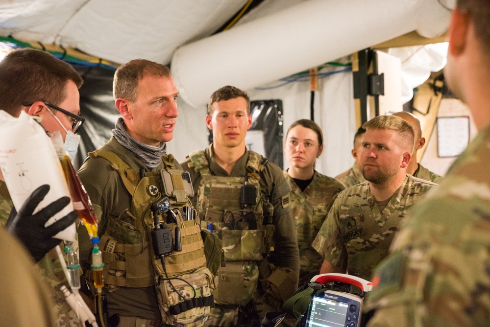 Coalition Members Conduct Trauma Lane Exercises