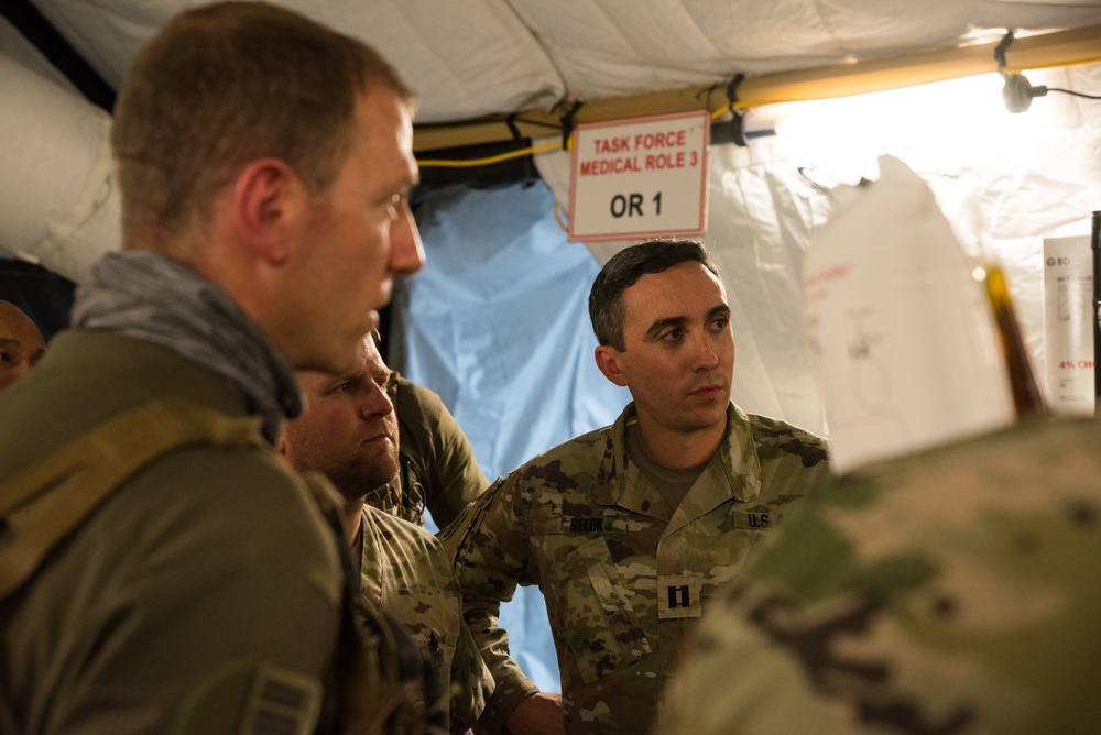 Coalition Members Conduct Trauma Lane Exercises