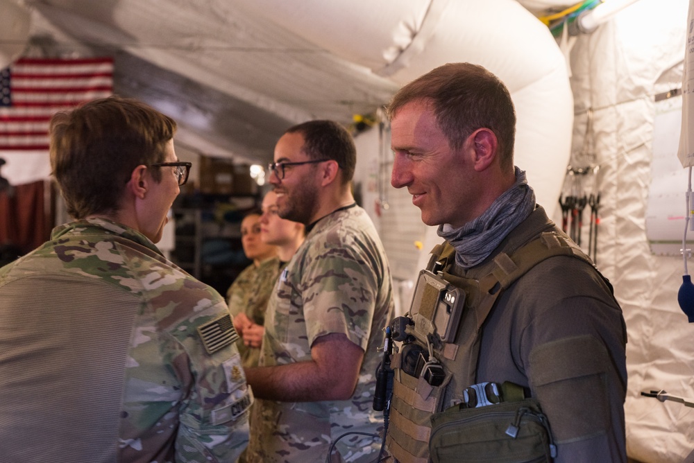 Coalition Members Conduct Trauma Lane Exercises