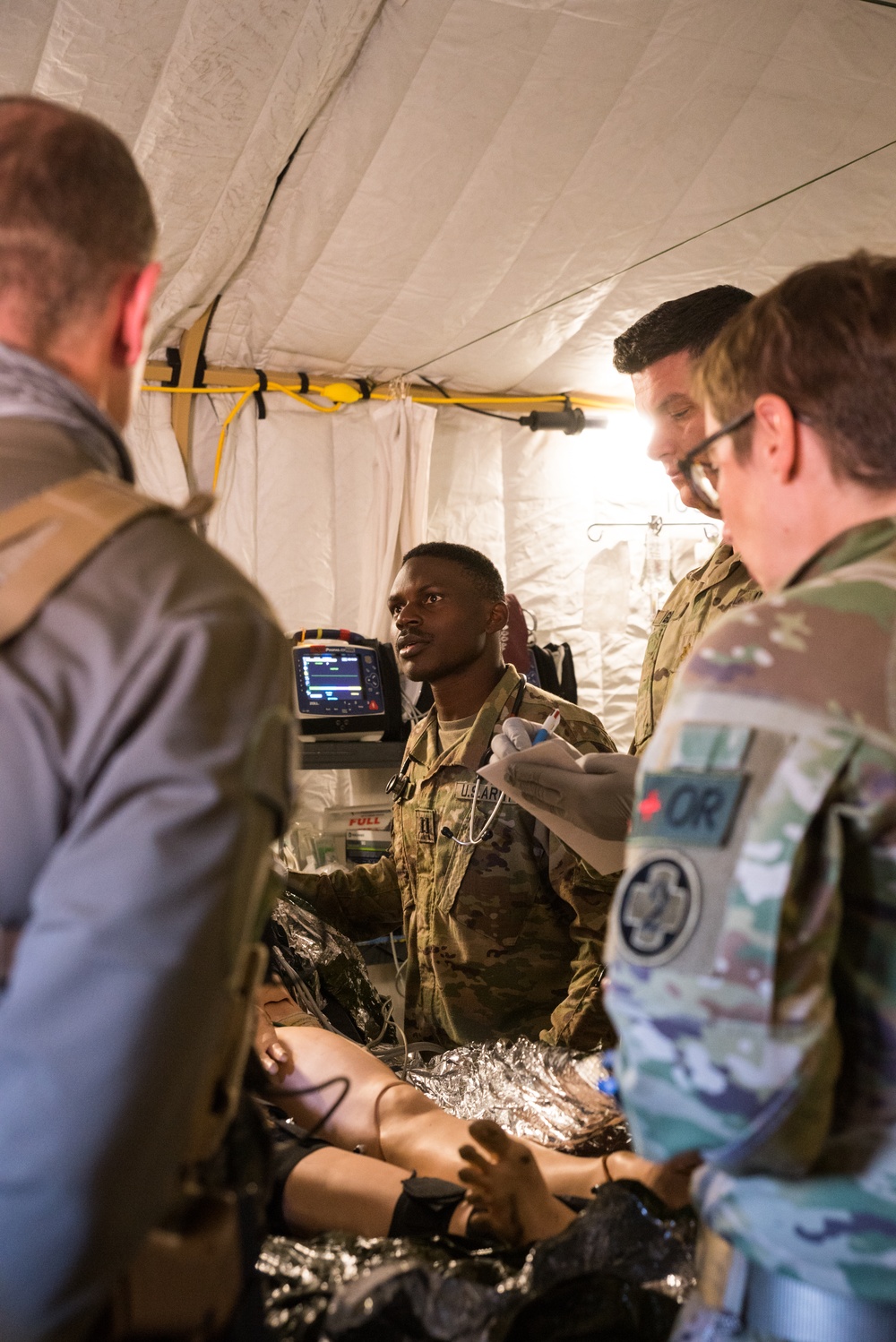 Coalition Members Conduct Trauma Lane Exercises