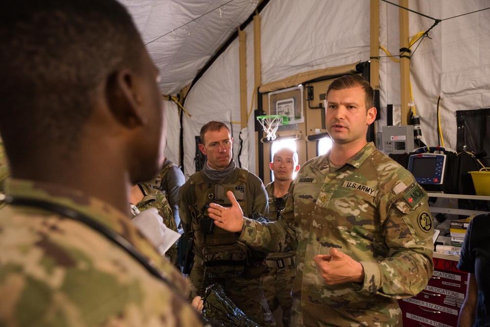 Coalition Members Conduct Trauma Lane Exercises