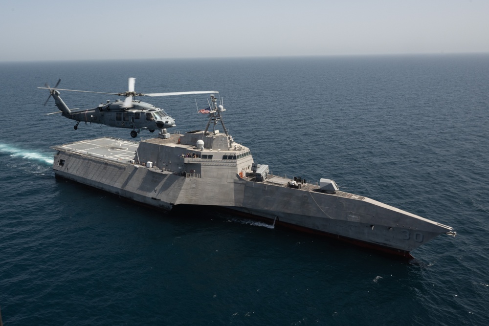 USS Canberra Sails in the U.S. Central Command Area of Responsibility