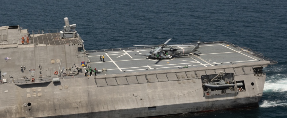 USS Canberra Sails in the U.S. Central Command Area of Responsibility