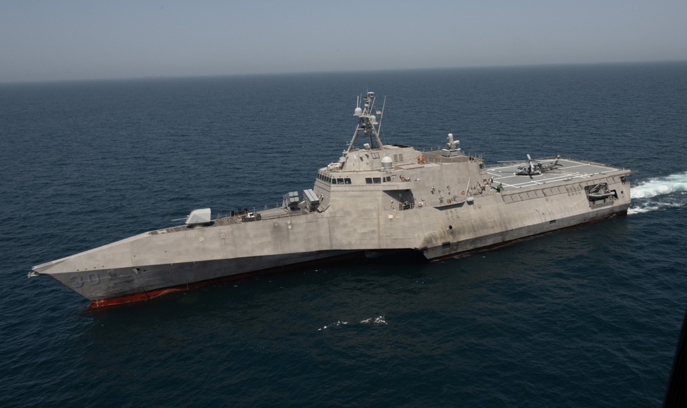 USS Canberra Sails in the U.S. Central Command Area of Responsibility