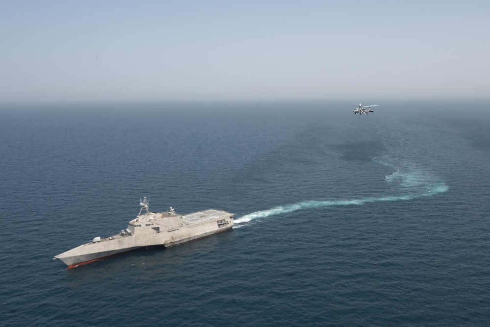 USS Canberra Sails in the U.S. Central Command Area of Responsibility