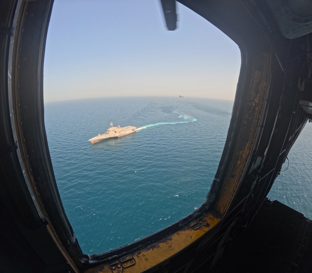 USS Canberra Sails in the U.S. Central Command Area of Responsibility