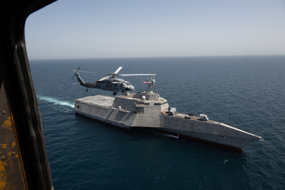 USS Canberra Sails in the U.S. Central Command Area of Responsibility