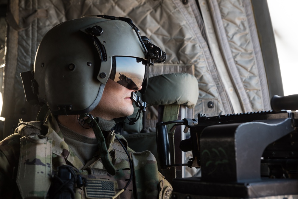 Coalition Forces Conduct Escorted Aerial Movements