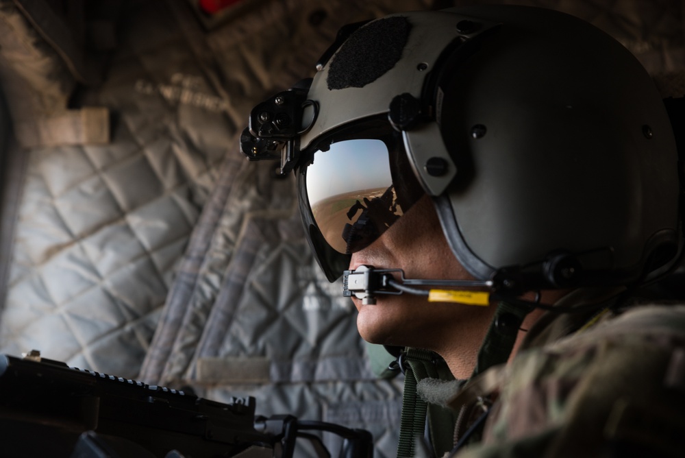 Coalition Forces Conduct Escorted Aerial Movements