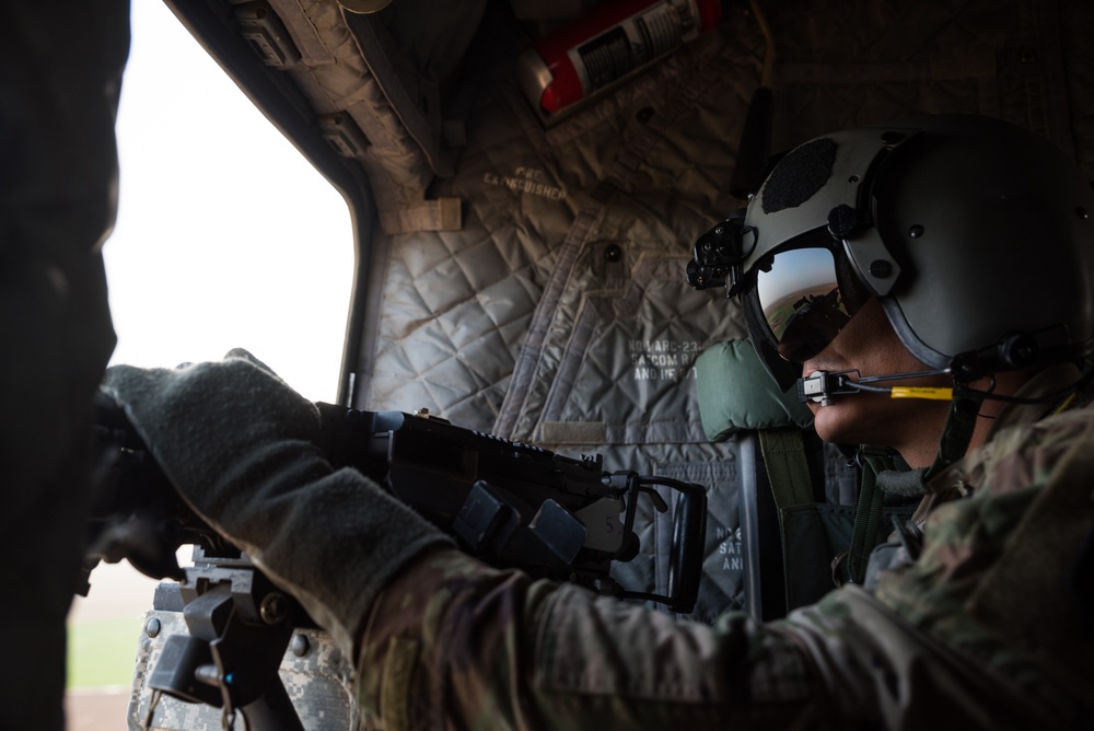 Coalition Forces Conduct Escorted Aerial Movements