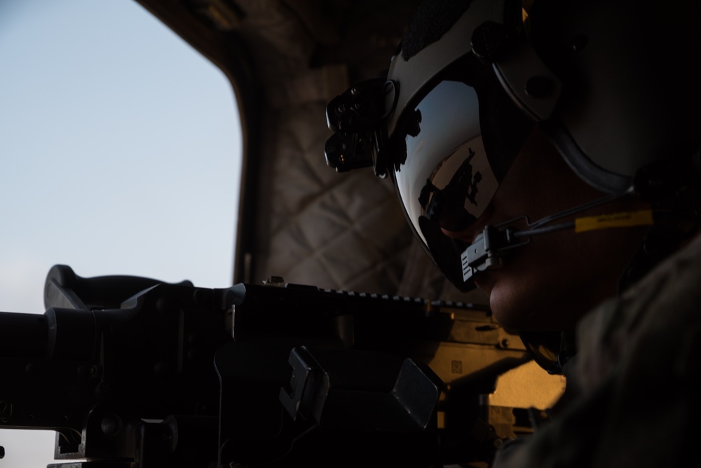 Coalition Forces Conduct Escorted Aerial Movements