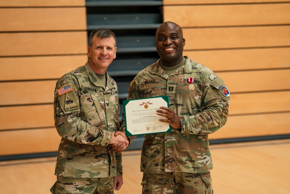 HHC Change of command ceremony