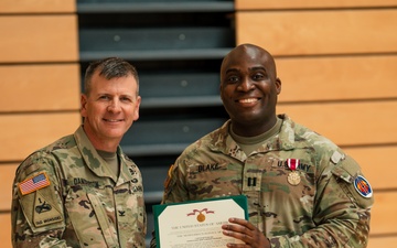 HHC Change of command ceremony