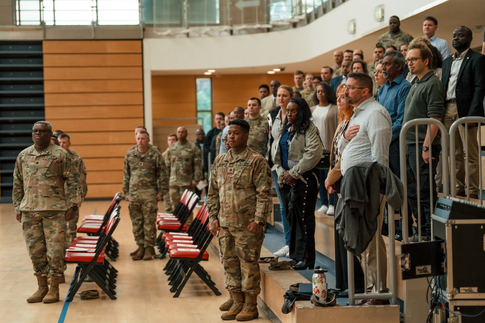 HHC Change of command ceremony