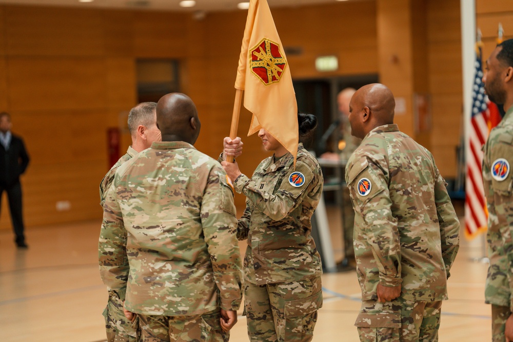 HHC Change of command ceremony
