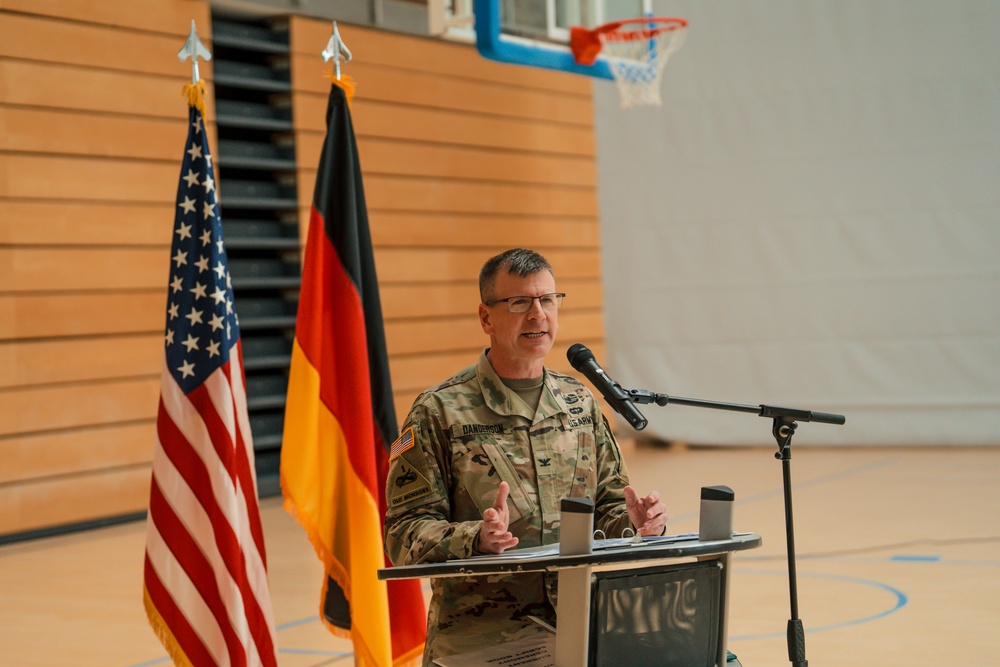 HHC Change of command ceremony