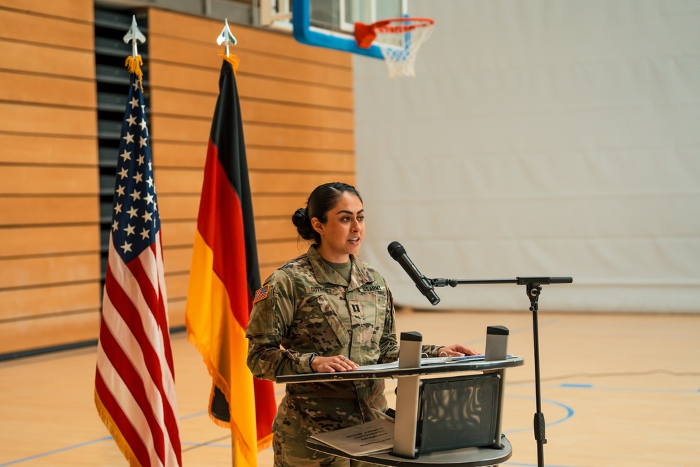 HHC Change of command ceremony