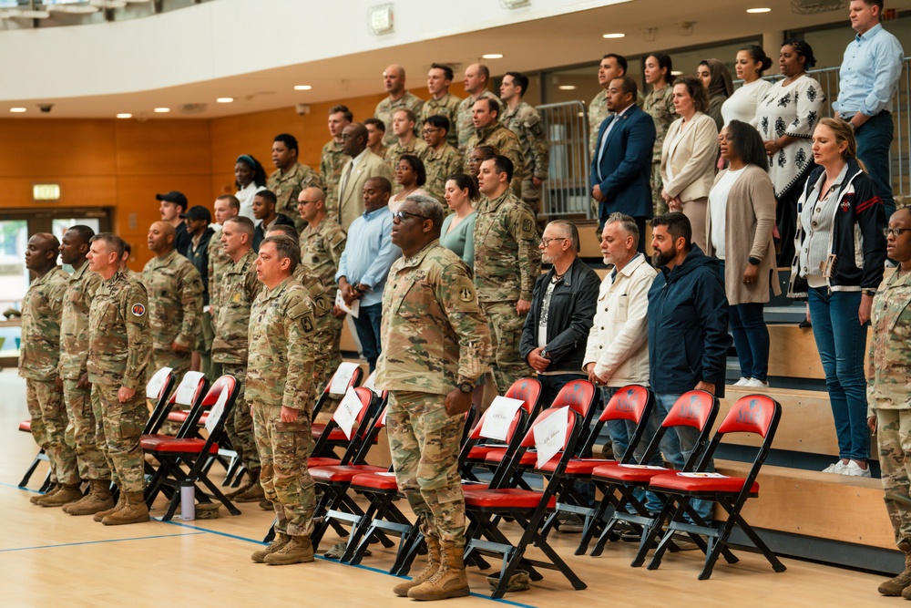 HHC Change of command ceremony