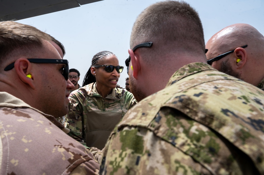 386th EAES conducts joint training with Coalition partners