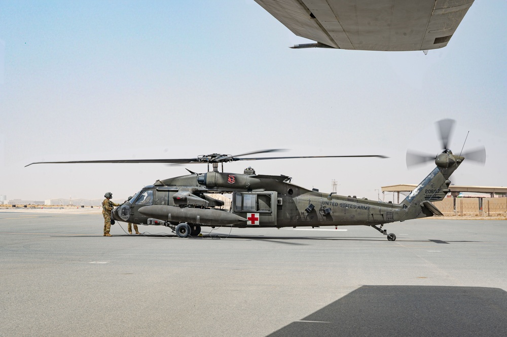 386th EAES conducts joint training with Coalition partners